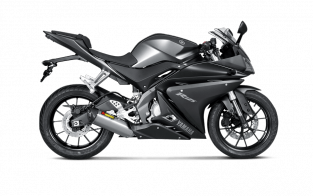 Akrapovic Racing Line Titanium Compleet Systeem met E-keur Yamaha YZF-R125 2014-2016